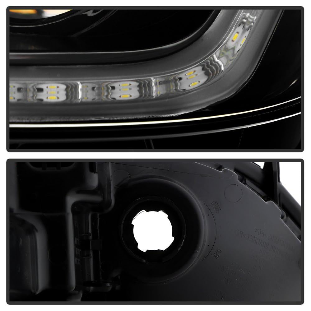 (xTune) 16-19 Chevy Cruze Sedan (Fit Crystal/DRL Projector Style) w/LED DRL Headlight - Low Beam-HB3(Included) ; High Beam-HB3(Included) ; Signal-WY21W(Included) - OE Black