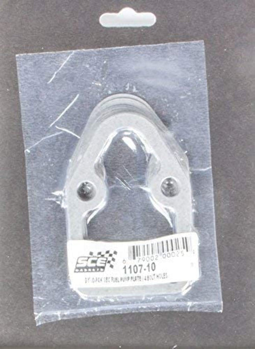 SCE Gaskets DYNO PAK 1107-10 (10) SBC 4 BOLT FUEL PUMP BLOCK-OFF PLATE GSKT