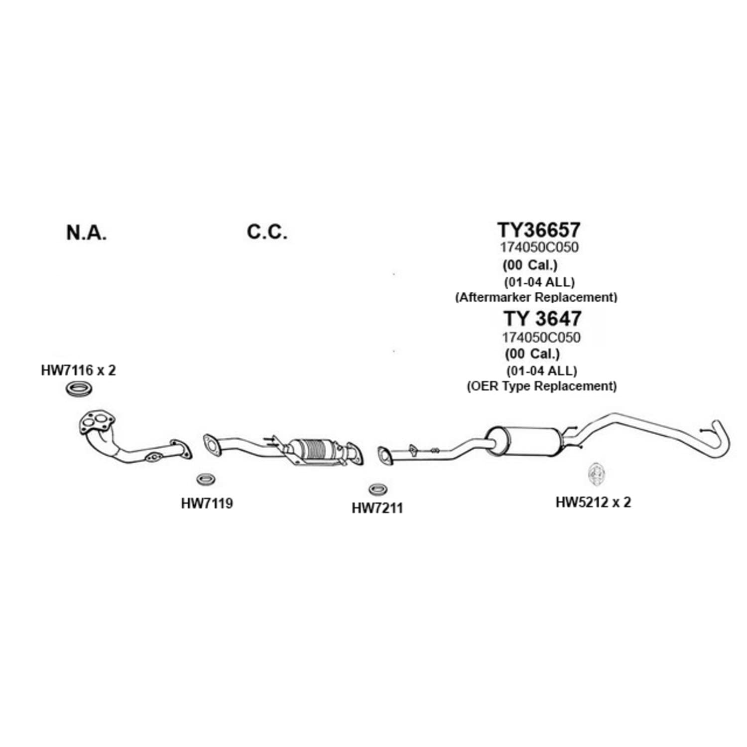 Hw7119 Ap Exhaust Products Gasket