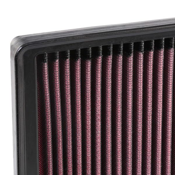K&N Engine Air Filter: Replacement Car Air Filter, Reusable, Clean Every 75,000 Miles, Washable, Premium: Compatible with 2005-2018 Volvo (S60, Cross Country, II, V60, Hybrid, XC60, S80, XC70),33-2388