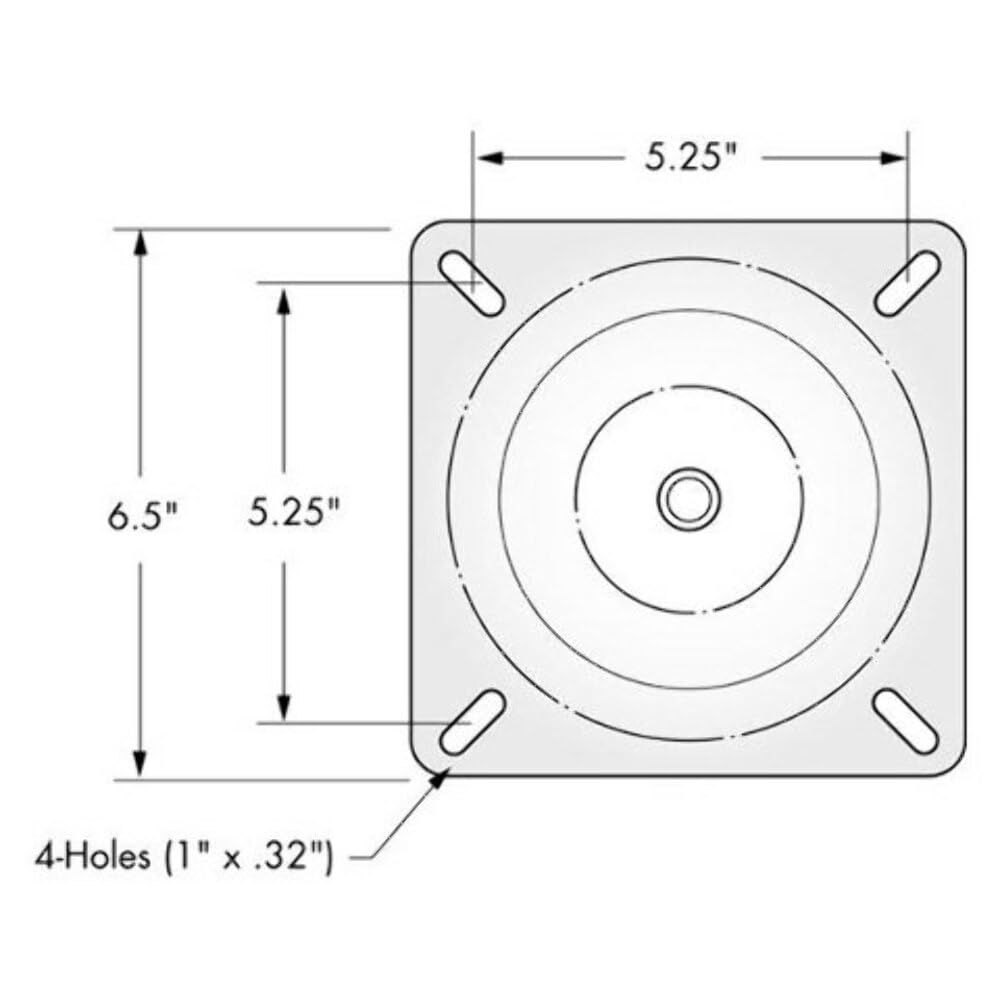 SWIV Seat MNT 1002-SS Stainless Steel,Grey