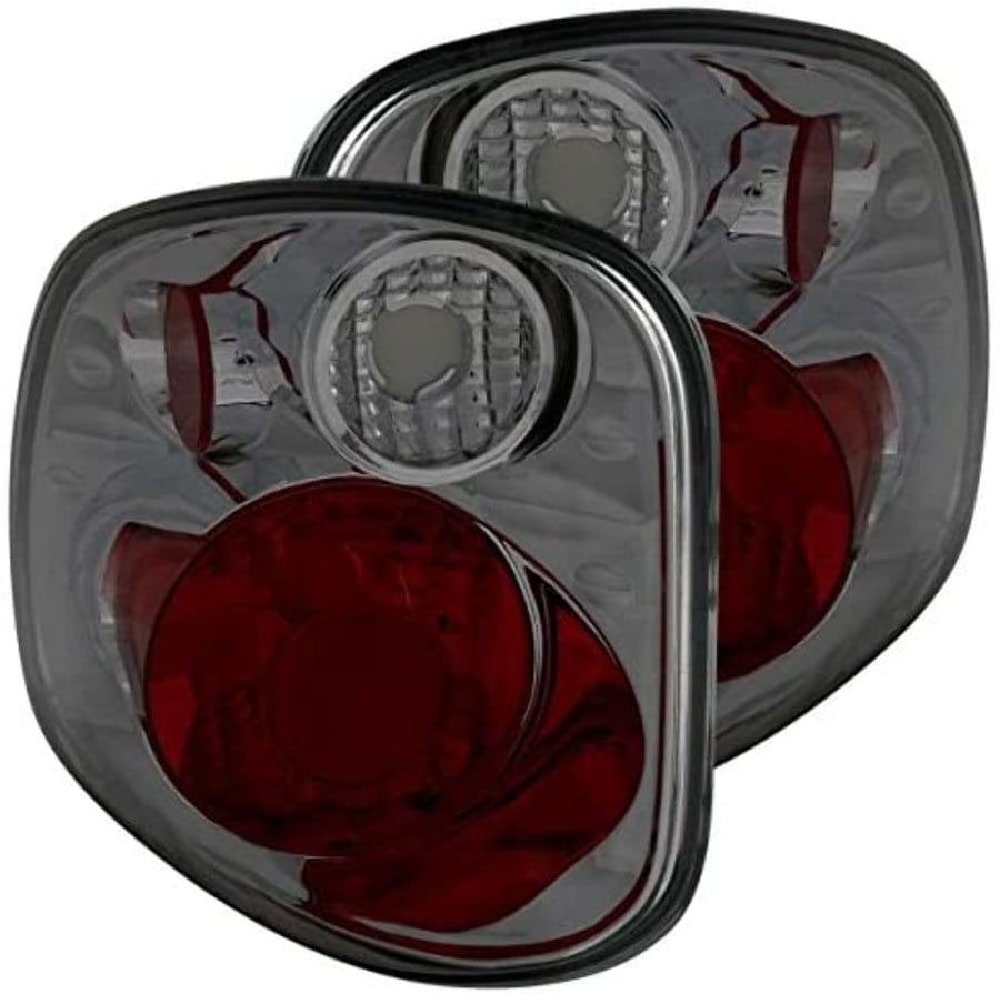 Chrome Euro Tail Light Set-Smoke Lens ANZO USA 211175