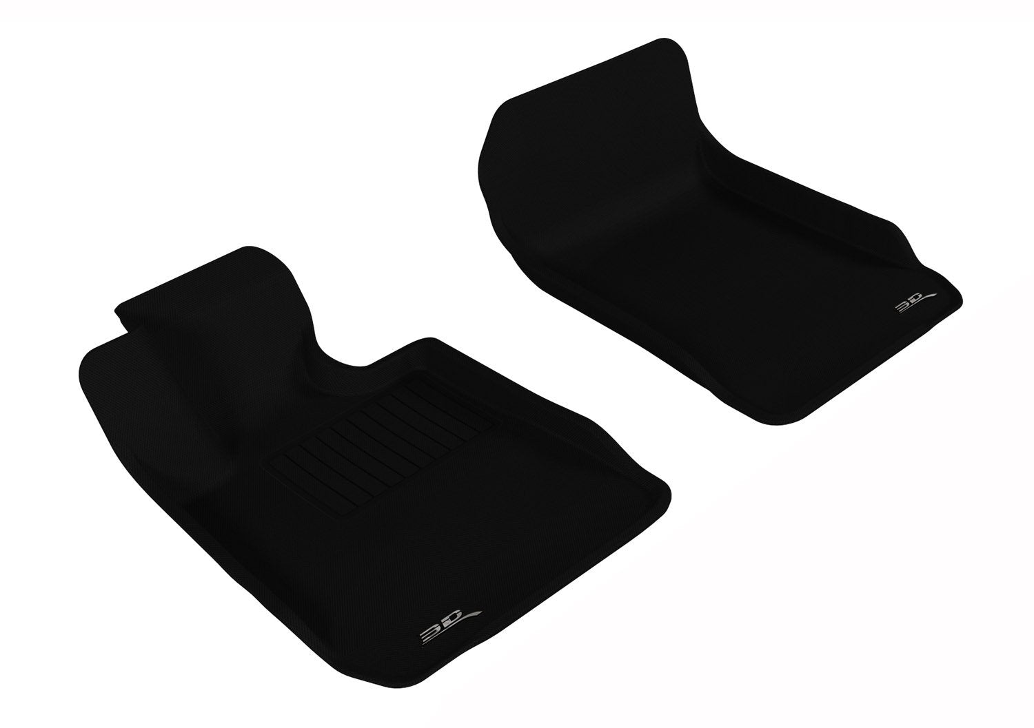 3D MAXpider Kagu Custom Fit Floor Mat (Black) Compatible with Bmw 3 Series Sedan (E90) Rwd 2006-2011 / Coupe (E92) Rwd 2007-2013 - R1