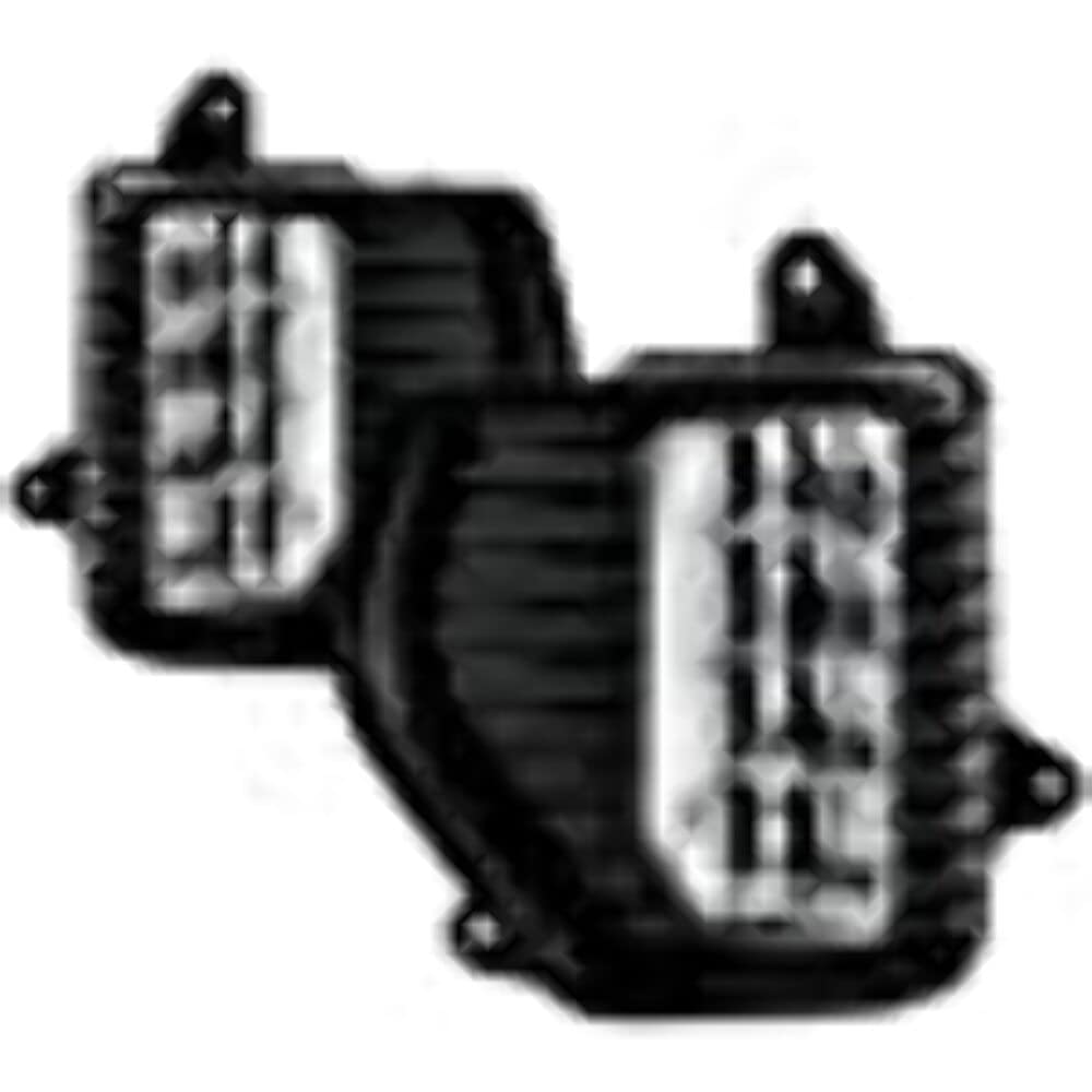 GMC Sierra 1500 Denali Only 2019-2020 Spyder 5087010 (Donâ€˜t Fit 2500/3500 Models) OEM Style Full LED Fog Light w/Universa Switch- Clear