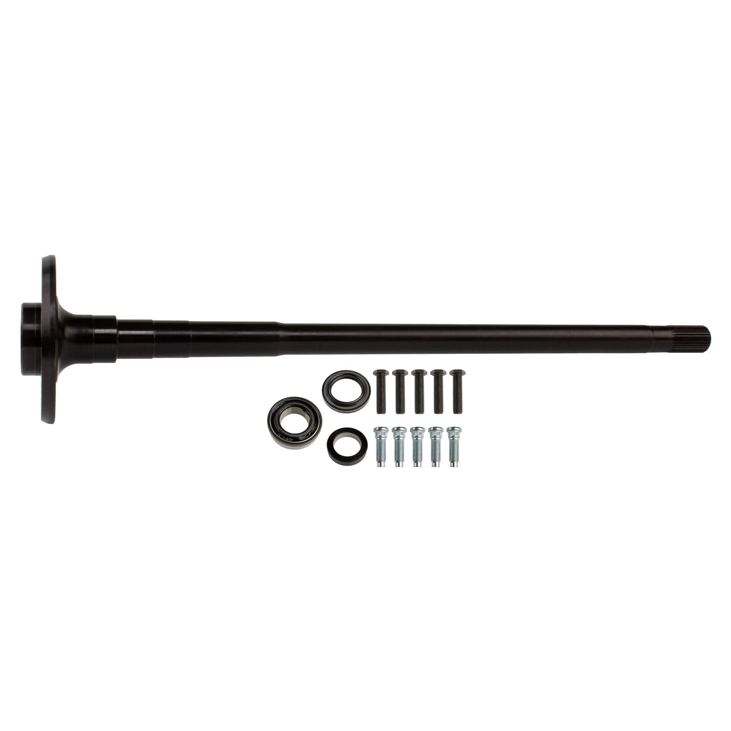 Dana 44 EXCel Drive Axle Shaft Assembly; 29.75" Overall Length; 5 X 4.5 Lug Pattern; 30 Spline; Includes Bearing, Seal And Studs
