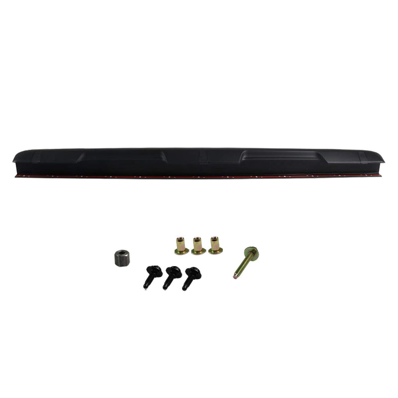 Spec-D Tuning ABS Black Tailgate Moulding Spoiler Cover Compatible with 2004-2012 Chevy Colorado GMC Canyon