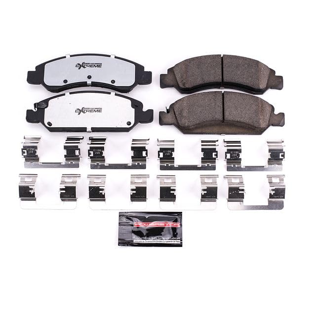 Power Stop Z36 Truck & Tow Z36-1367 Front Carbon-Fiber Ceramic Brake Pads For Chevrolet Avalan, Chevrolet Silverado, Chevrolet Tahoe, GMC Sierra, GMC Yukon, GMC Yukon XL [Model Specific]
