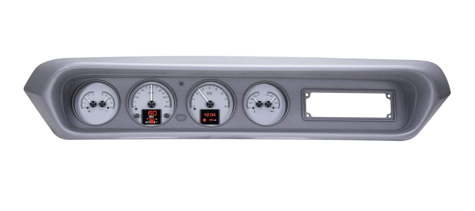 Dakota Digital 64-67 Pontiac GTO Lemans Analog Gauges Kit Silver Alloy HDX-64P-GTO-S Tempest