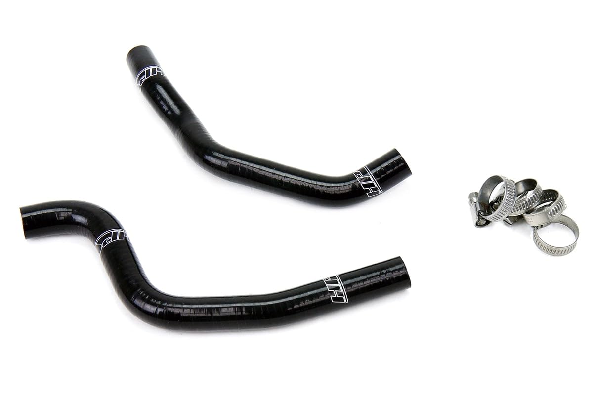 Black HPS 57-1373-BLK Silicone Radiator Coolant Hose Kit