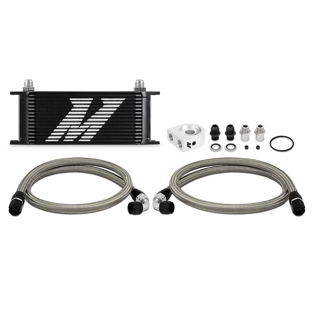 Mishimoto Oil Cooler Kit Universal, 16-Row, Black