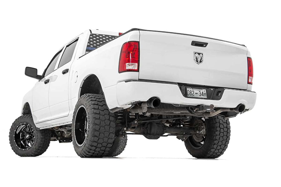 Rough Country Dual Stainless Cat-Back Exhaust for Ram 1500 (2009-2018) 4.7L & 5.7L V8 Engine - Performance Tuned, Aggressive Growl