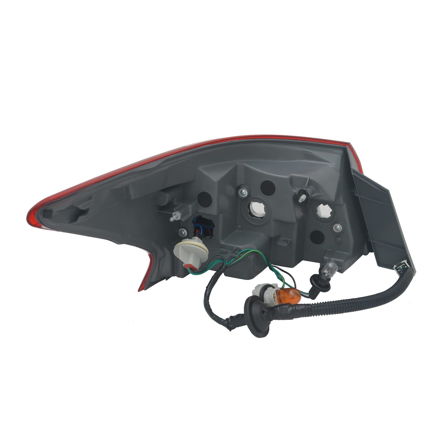 Right TYC Tail Light Assembly Compatible with 2013-2014 Nissan Sentra