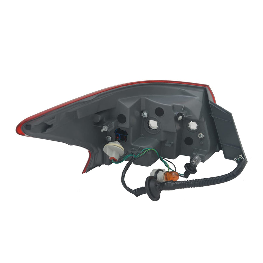 Right TYC Tail Light Assembly Compatible with 2013-2014 Nissan Sentra