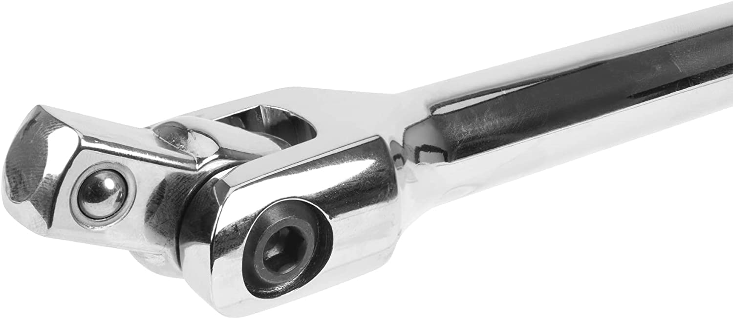 W38118 Performance Tool 3/8-in Drive Flex Handle Home Improvement Hand Tool, Silver, 10-Inches