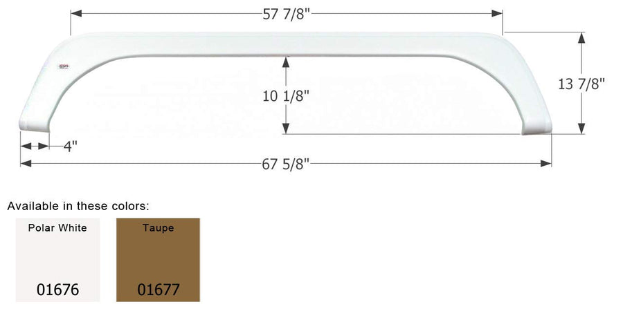 Fender Skirt ICON, Tandem, KZ, FS786, Taupe