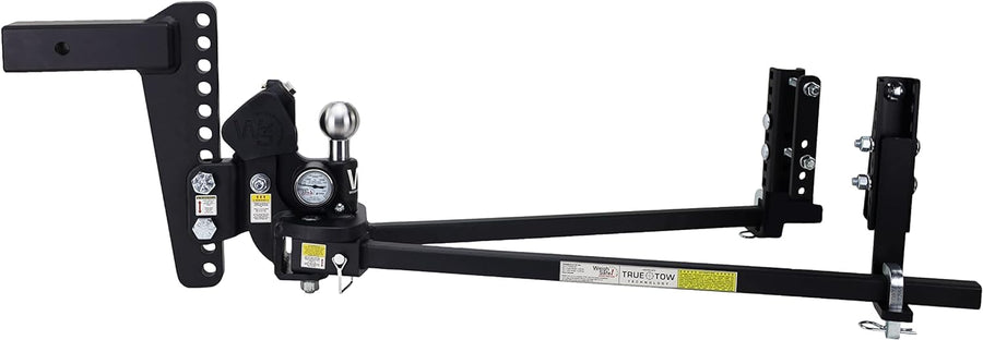 True Tow Weigh Safe Middleweight Anti Sway Weight Distribution Hitch 10" Drop 2" Shank 12,500 lb Tow Rating