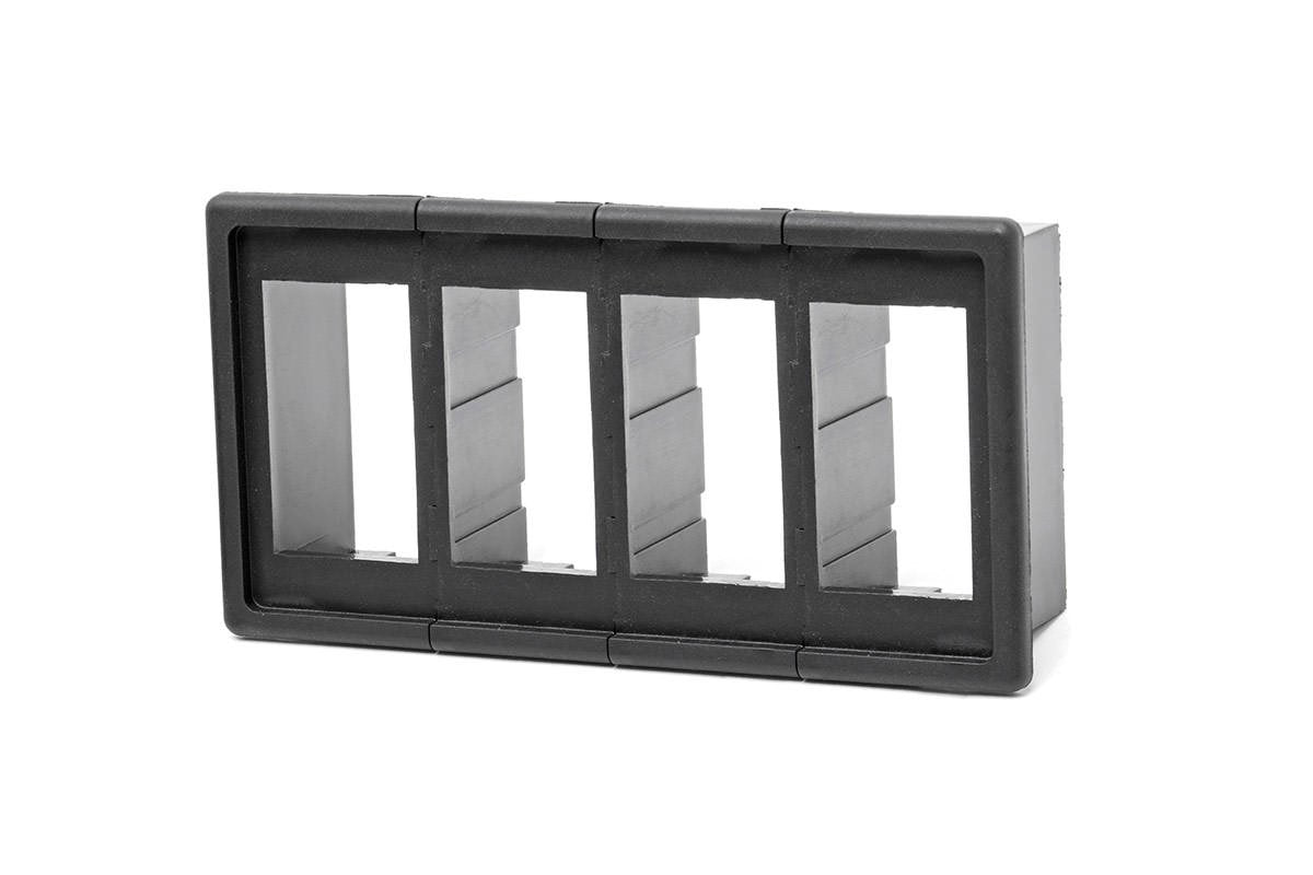 Auxillary Rough Country Switch Bezel | Quadruple - 709B-4