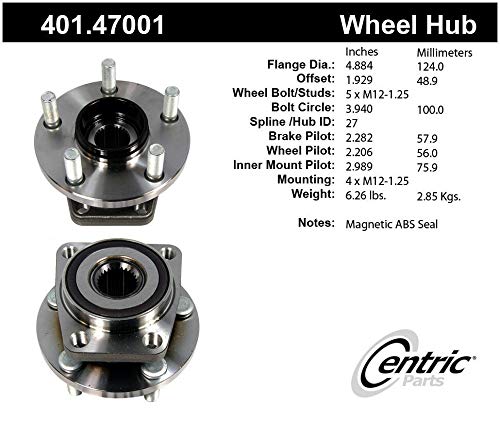 Wheel Hub Assembly Centric (401.47001)