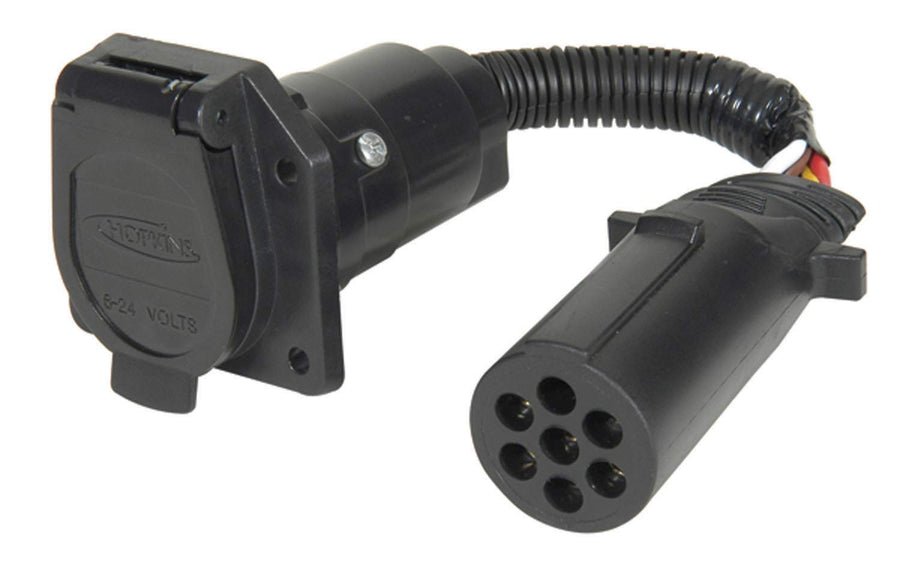 Hopkins 47425 Towing Solutions 7 Pin Round to 7 RV Blade Adapter