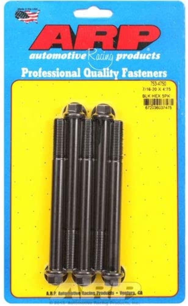 Hex ARP (753-4750) Oxide Bolt, Black