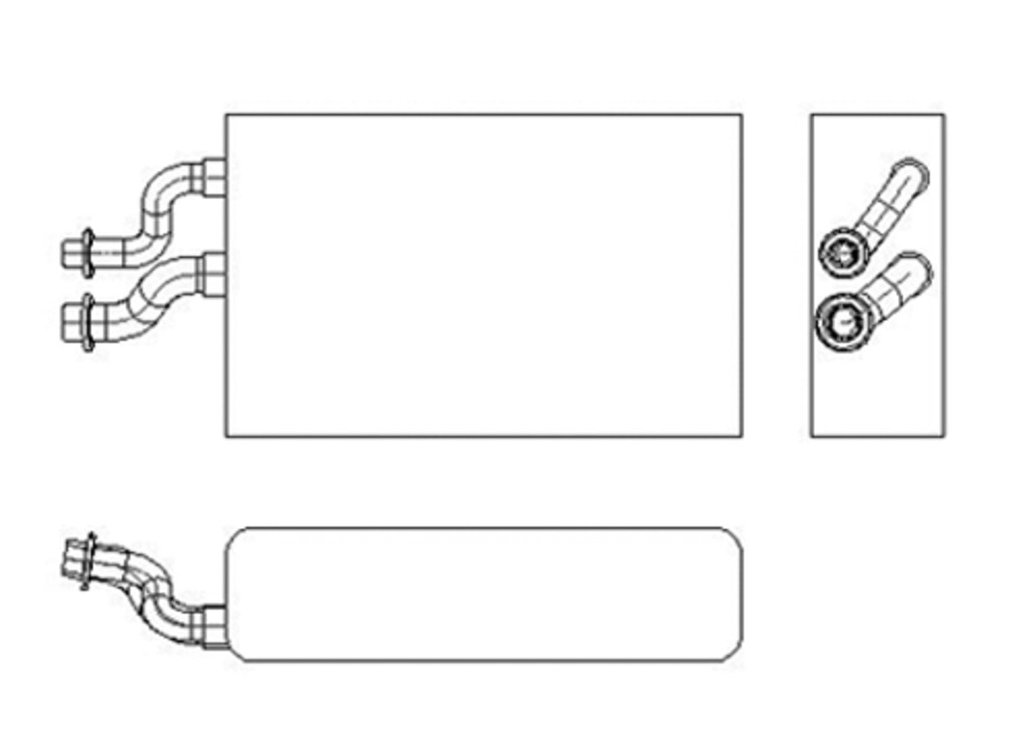 Evaporator TYC 97159 Compatible with 2007-2014 Chevrolet Tahoe SUV