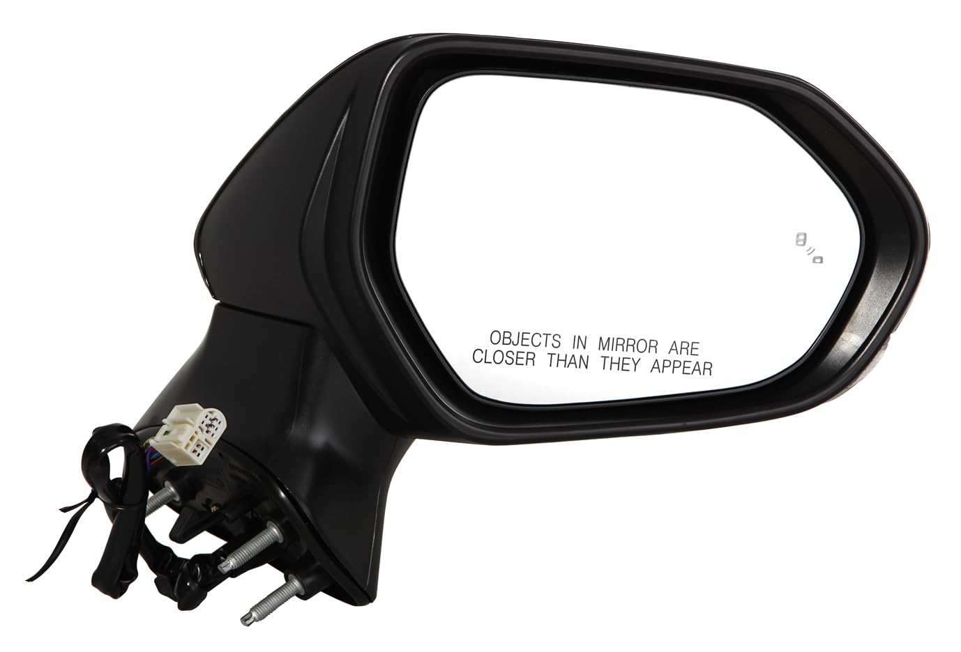 For Toyota Camry 18-19 NA Built/Hybrid 18-20 Manual Fold Power Heated Mirror with SGL & BSD without Side VIEW CAMERA Passenger Side PTM | DOT Certified 87910-06840+87915-06330-C0 | TO1321368 ACK