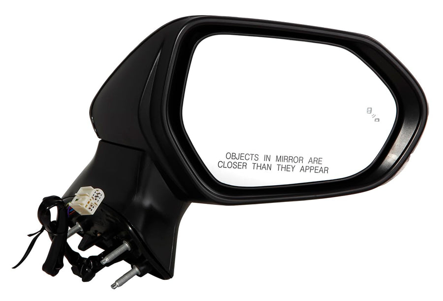 For Toyota Camry 18-19 NA Built/Hybrid 18-20 Manual Fold Power Heated Mirror with SGL & BSD without Side VIEW CAMERA Passenger Side PTM | DOT Certified 87910-06840+87915-06330-C0 | TO1321368 ACK