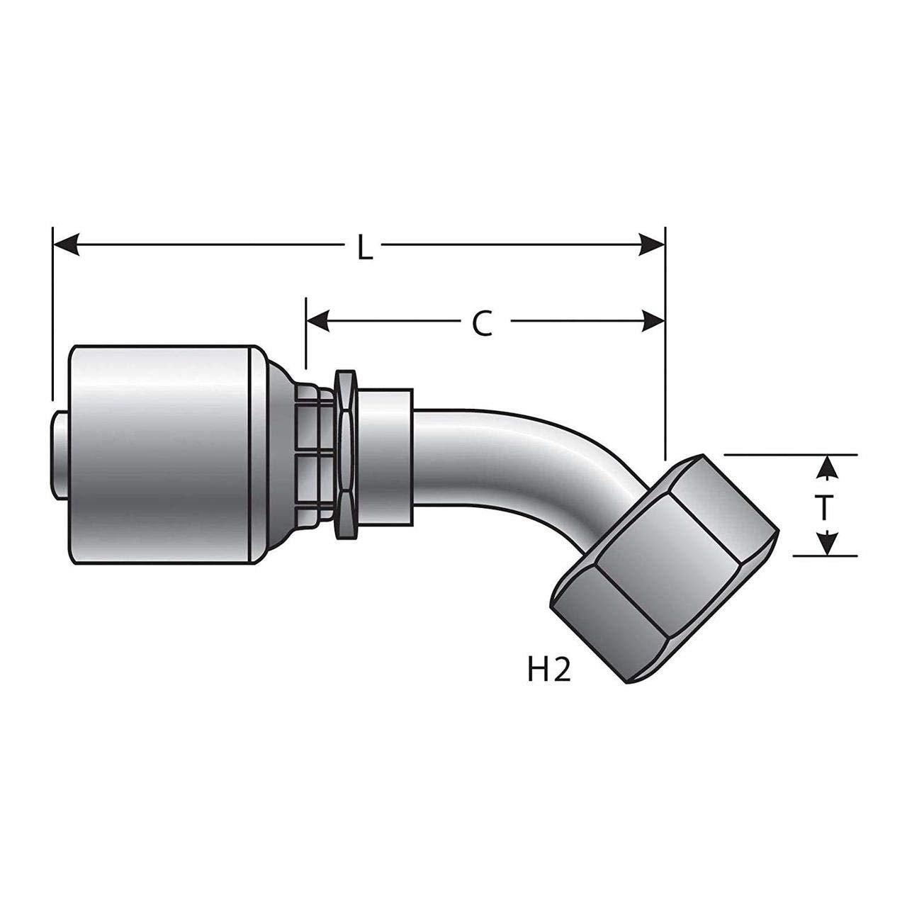 Gates Hydraulic G25831-0404 Coupling