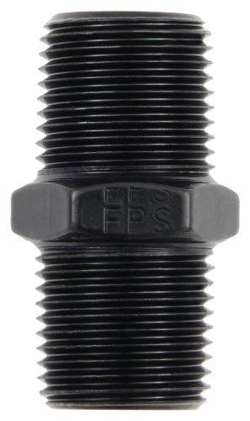 3/8 MPT Pipe Nipple Black Fragola Performance Systems 491103-BL