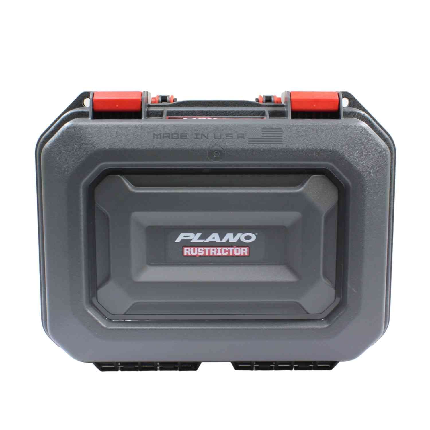 Plano All-Weather Rustrictor Double Pistol Case, Durable, Rust and Corrosion Resistant, TSA-Approved Gun Case with Perforated Pluck Foam for Custom Protection