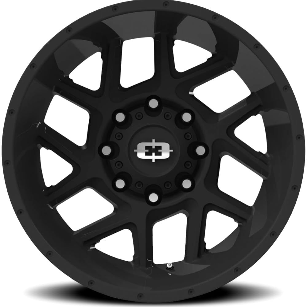 20x12 Vision 360 Sliver -51mm Satin Black Wheel Rim 20" Inch
