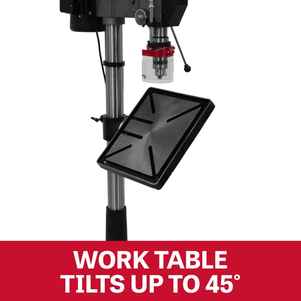 20-Inch JET Floor Drill Press, 12 Speed, 1-1/2 HP, 115/230V 1Ph (JDP-20MF)