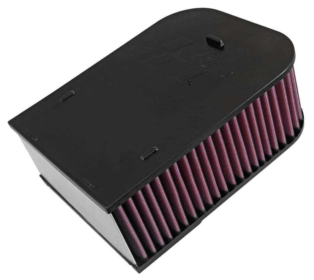 High-Flow K&N Original Lifetime Engine Air Filter: Increase Power & Acceleration, Washable, Premium, Replacement Car Air Filter: Compatible with 2015-2018 Porshe Macan E-0660
