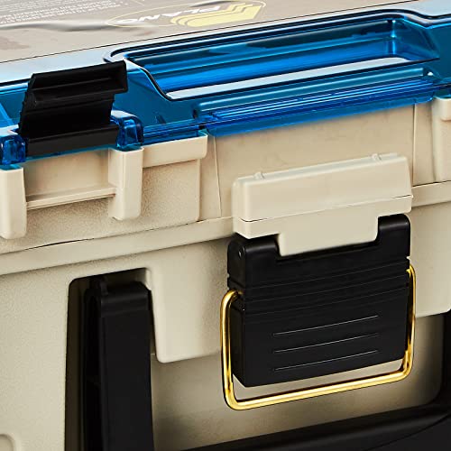 Plano Two Level Magnum 1349-00 Tackle Box, Sandstone/Blue, One Size