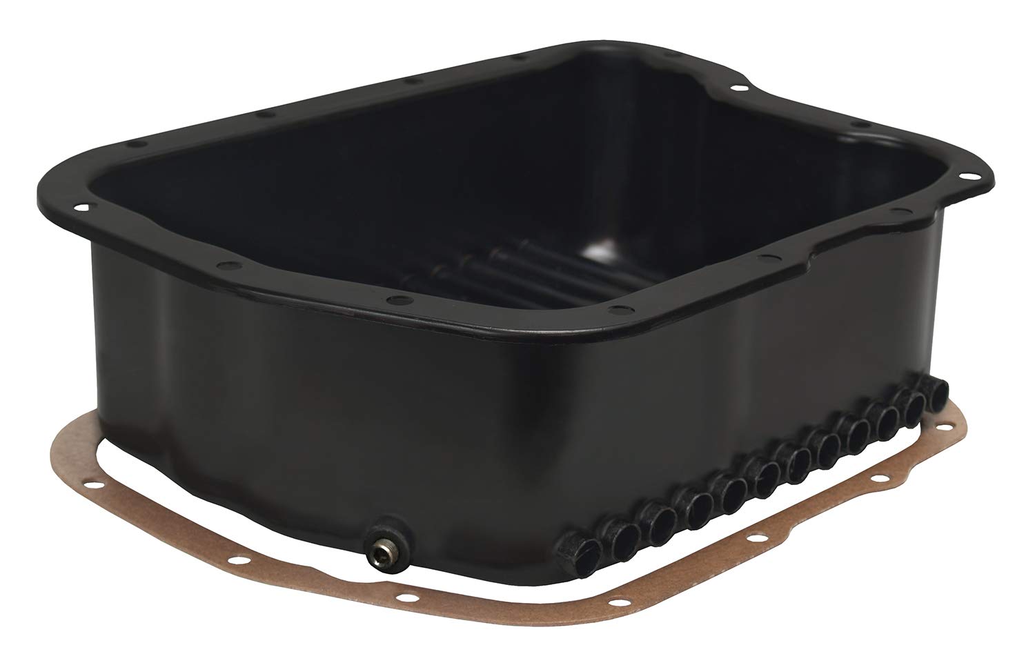 Transmission Cooling Pan Derale 14210 for Dodge A518 (46RH, 46RE) / A618 (47RH, 47RE, 48RE), Black