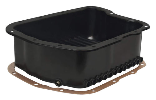 Transmission Cooling Pan Derale 14210 for Dodge A518 (46RH, 46RE) / A618 (47RH, 47RE, 48RE), Black