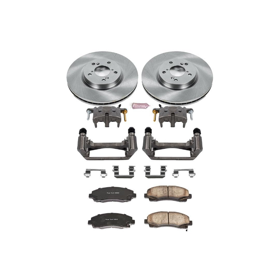 Power Stop KCOE2429 1-Click OE Replacement Brake Kit Autospecialty with Calipers For Honda Ridgeline 2006-2011 [Model Specific]