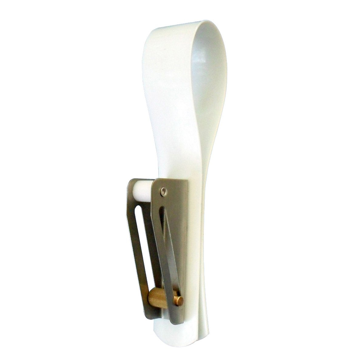 Boat Fender Line Holder Dock Edge with Adjuster, White