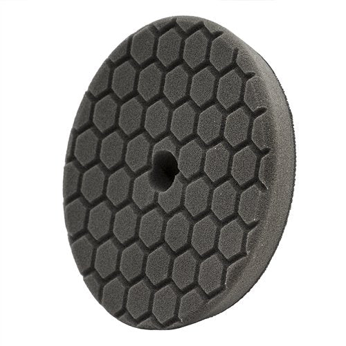 Chemical Guys Hex-Logic BUFX116HEX6 Quantum Finishing Pad, Black (6.5 Inch Pad Made for 6 Inch Backing Plates)