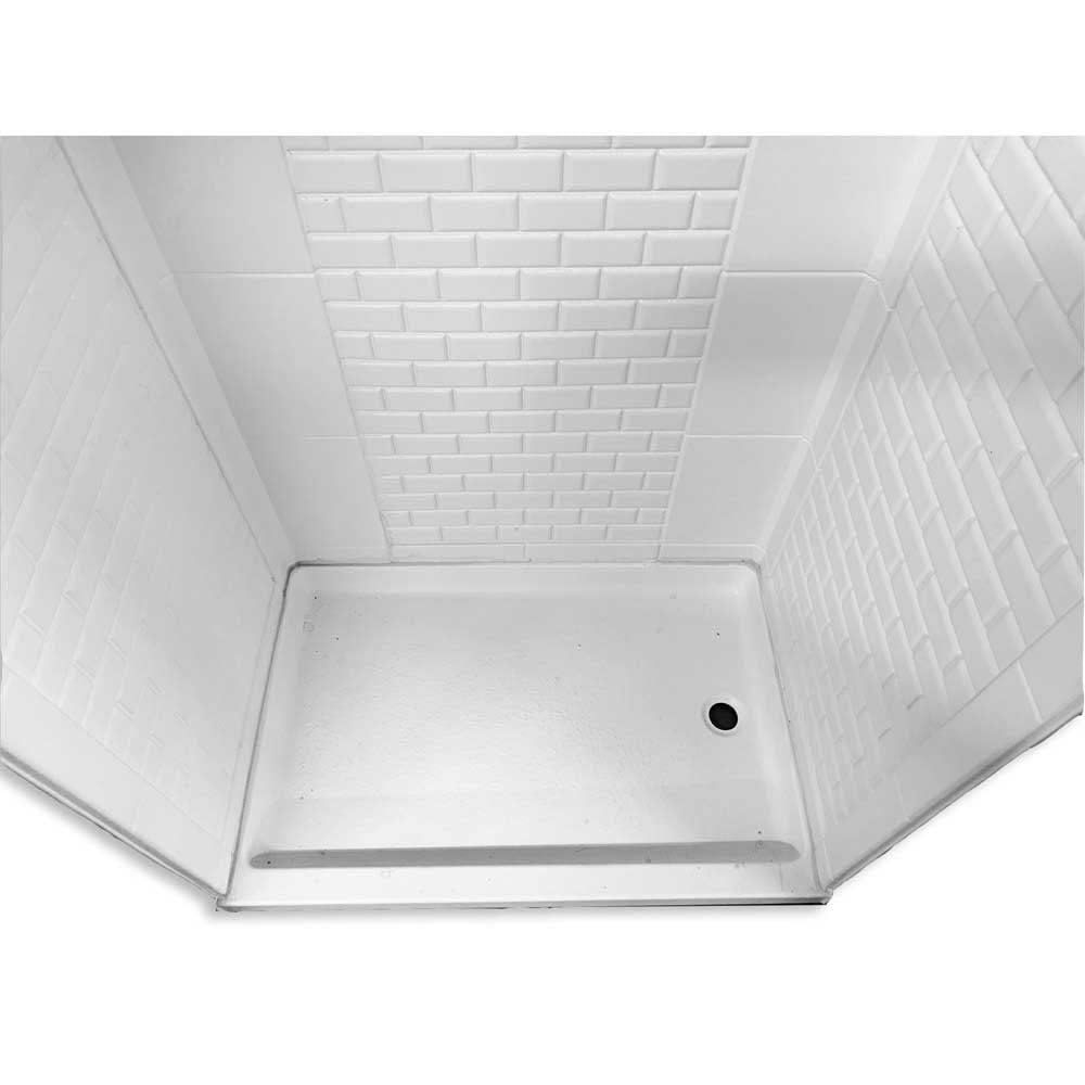 SHWRWALL24X36X66WHITE S.RECREATION