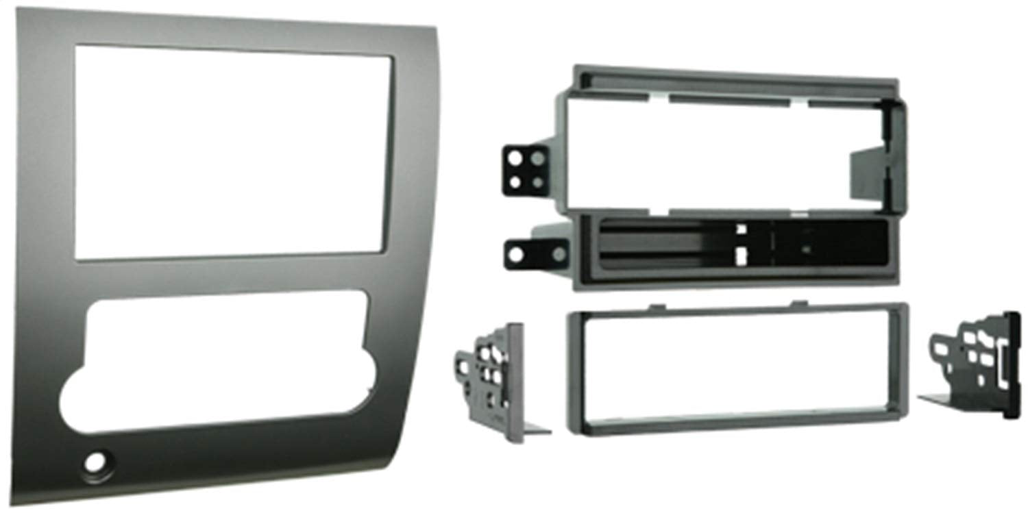 Metra Electronics 99-7424 Installation Kit Single DIN/Double DIN for 2008-up Nissan Titan (Silver)