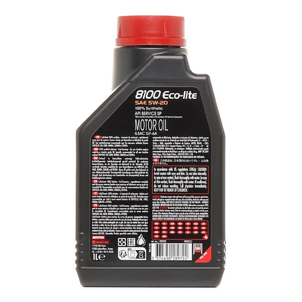 1L Motul Synthetic Engine Oil 8100 5W20 ECO-LITE
