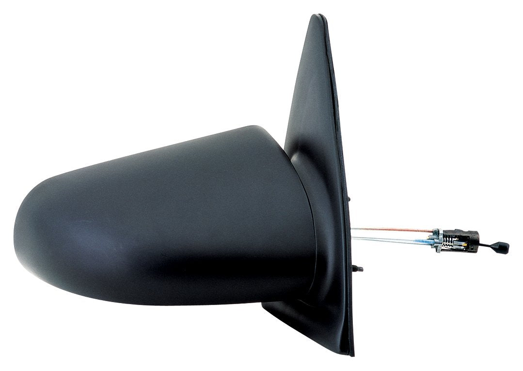Mirror Passenger Side for Saturn Sedan/Wagon, Black, Non-Foldaway, Manual