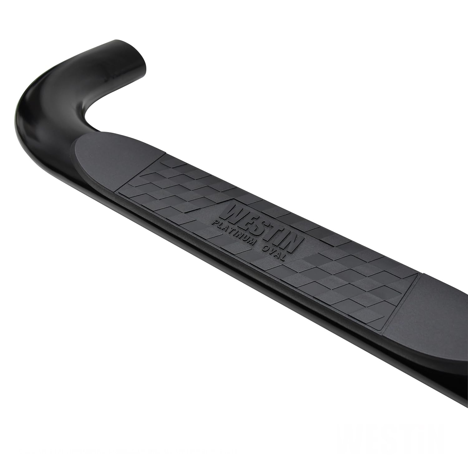 Platinum 4 Oval Nerf Bars Westin fits 2019-2025 Silverado Sierra 1500 Crew Cab (Exc 2019 Silverado LD/Sierra 1500 Limited) Black Pair