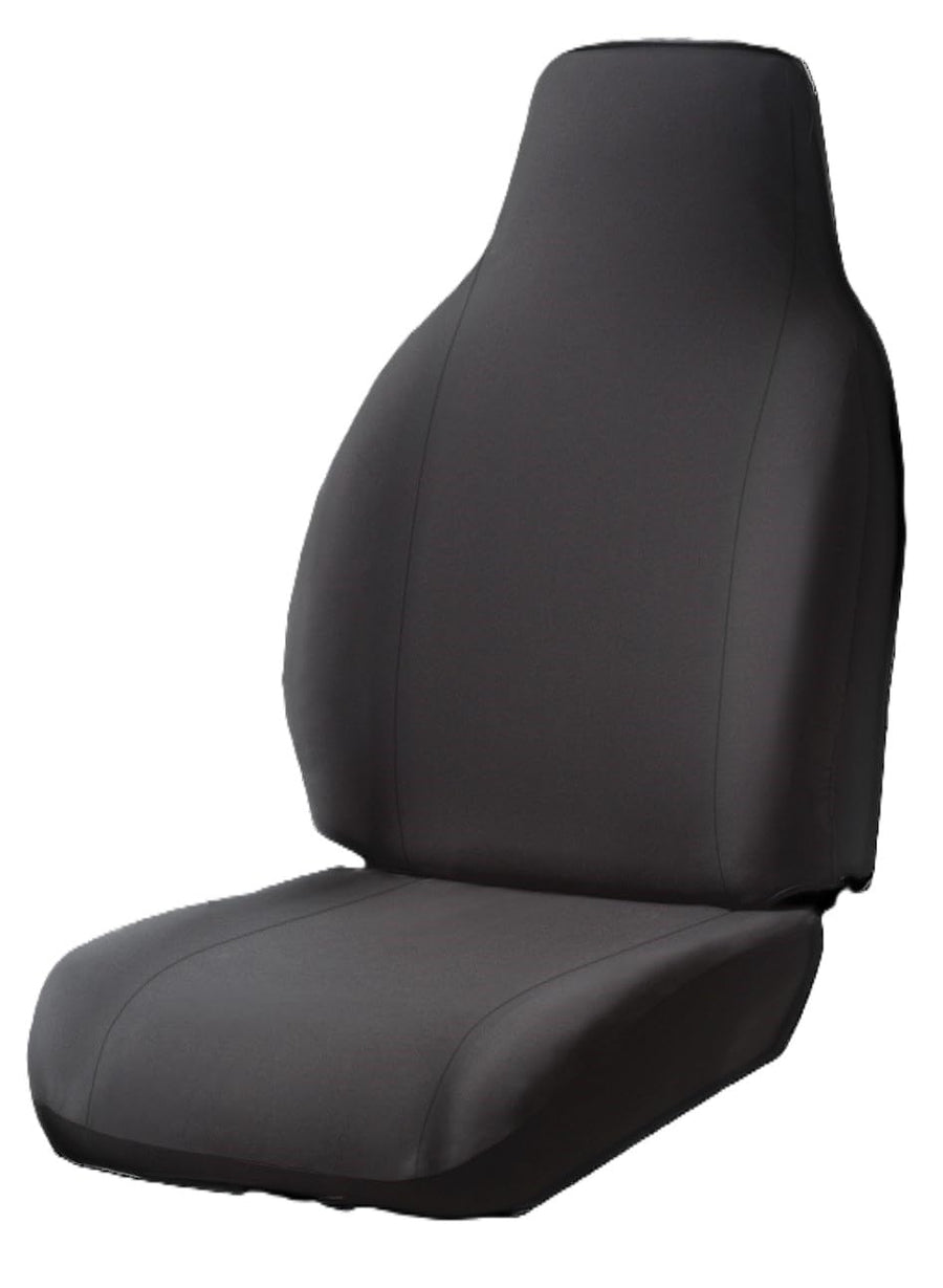 FIA Black DT75-1 Custom Fit Rear Seat Cover, Split Seat 60/40 - Nylon (Black)