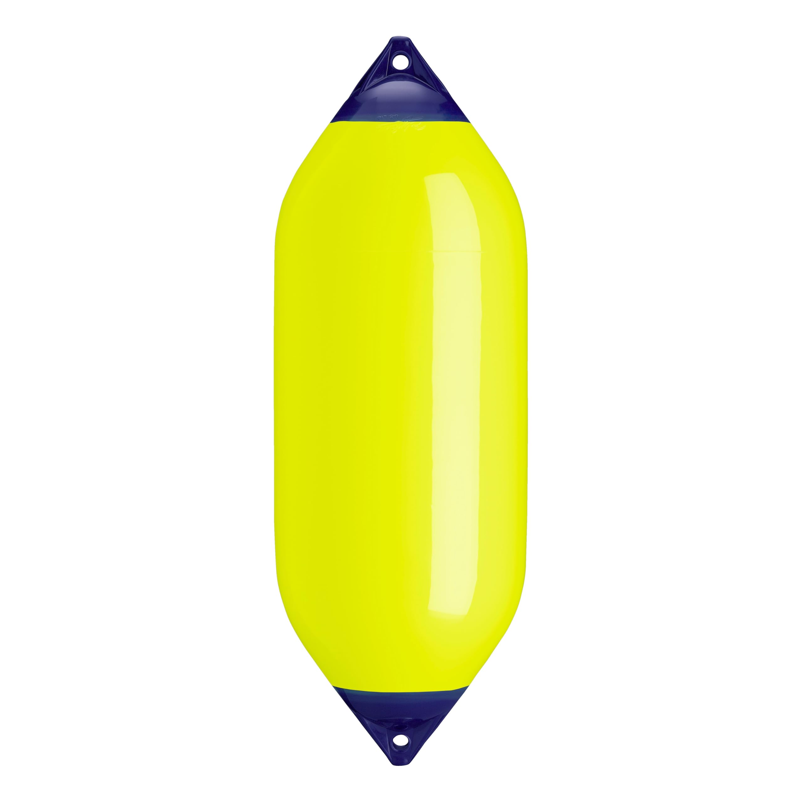 Polyform F-10 Standard Boat Fender F-Series - Saturn Yellow Blue Ropehold