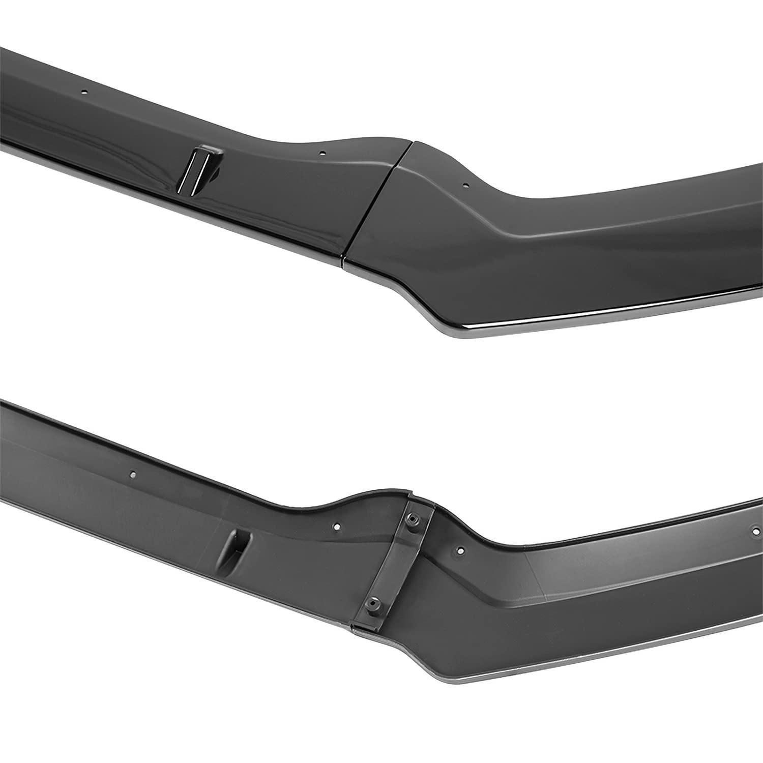 Glossy Black Spec-D Tuning Front Bumper Lip Spoiler 3PC Compatible with 2019-2020 Nissan Altima 4-Door