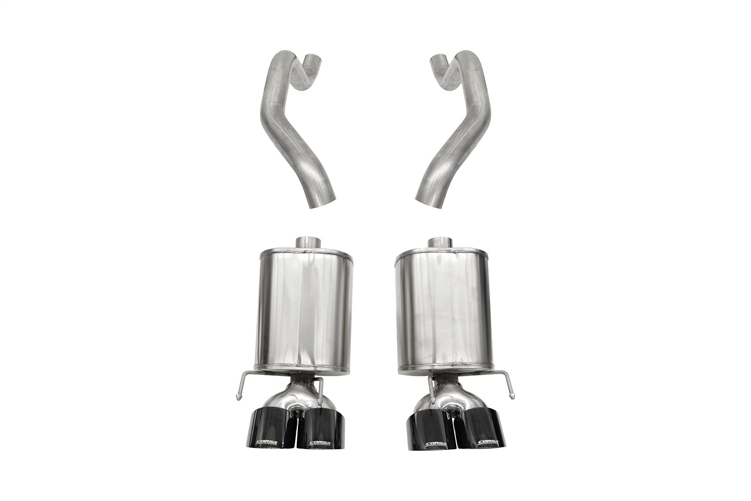 Axle-Back Corsa 21009BLK Exhaust (Chevrolet Corvette C6 2005-2008), 1 Pack