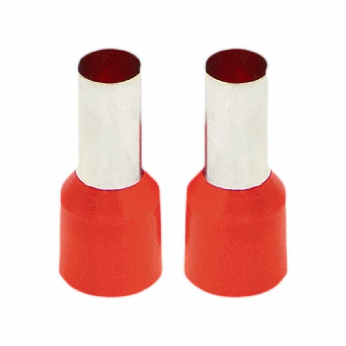 Ferrules Install Bay - Red 8Ga - 50 Per Bag