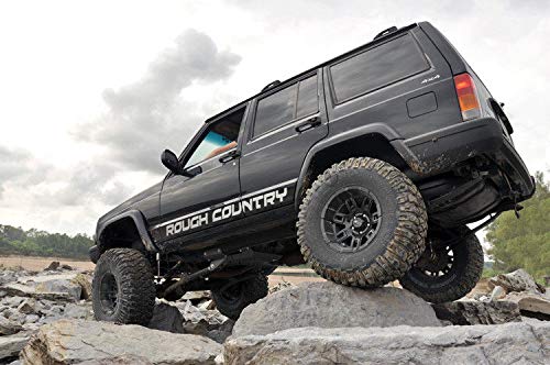 6.5" Lift Kit Rough Country Fits 1984-2001 [ Jeep ] Cherokee XJ 2.5L/4.0L Long Arm Suspension w/N3 Premium Shocks 67222
